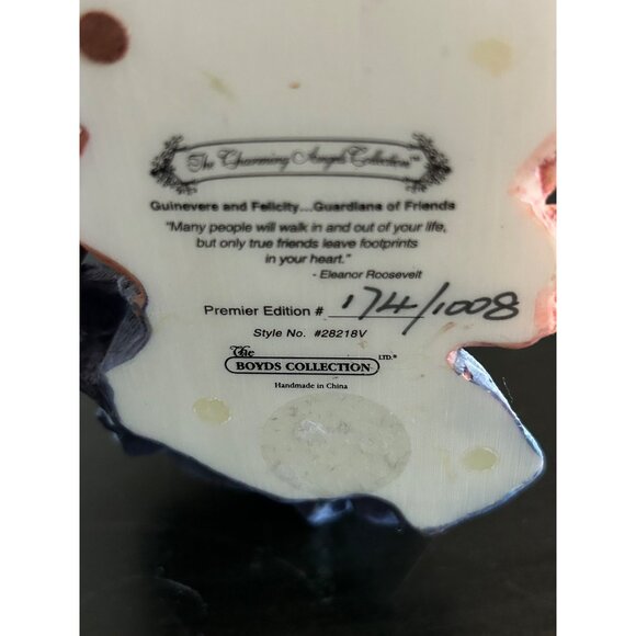 Boyds Collection Guardian Angel Figurine "Summers Friend" Limited 174/1000 - Picture 10 of 10